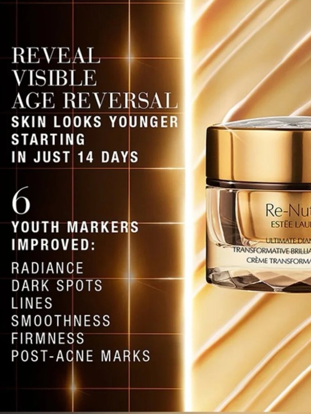 Estee Lauder Skincare Set-Re-Nutriv Ultimate Diamond Energy Cream7ml-2pc-BOX-NEW - Picture 11 of 15